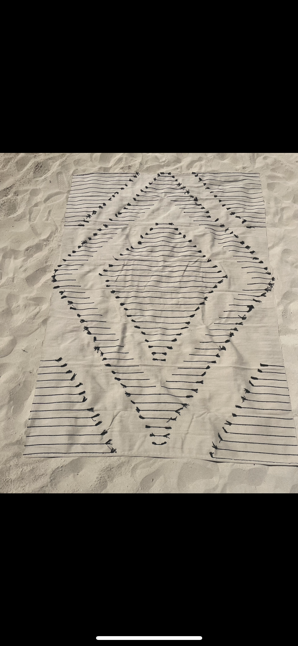 Black Boho rug