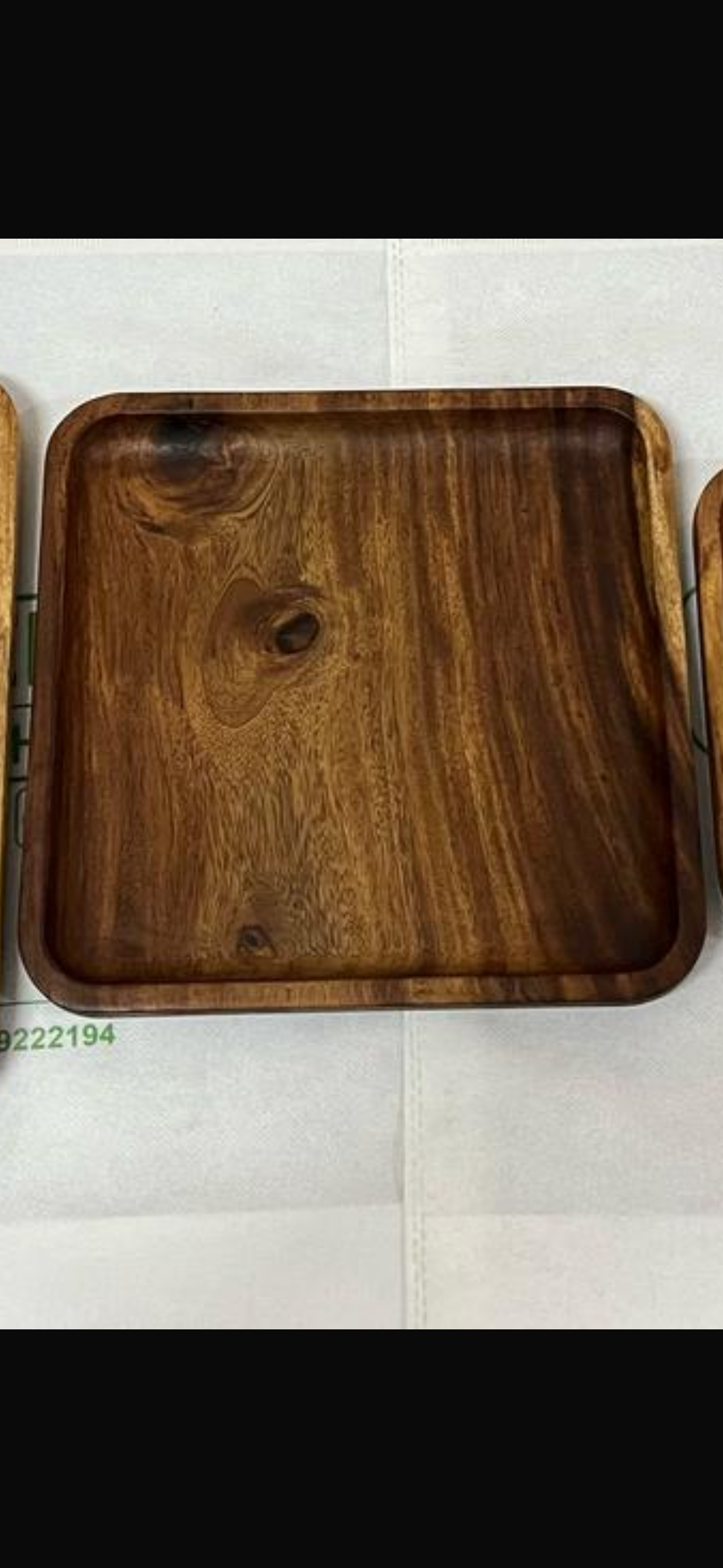25 cm square Dinner plate
