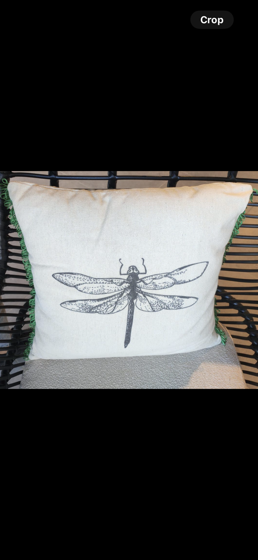 Dragon fly cushion