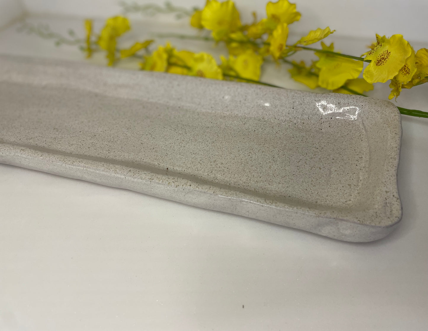 Beige Rectangular Serving