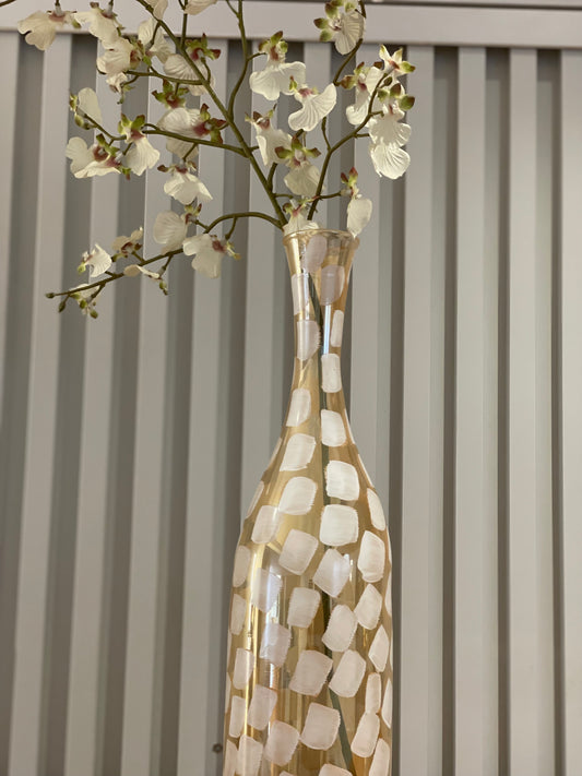 White Brush Vase
