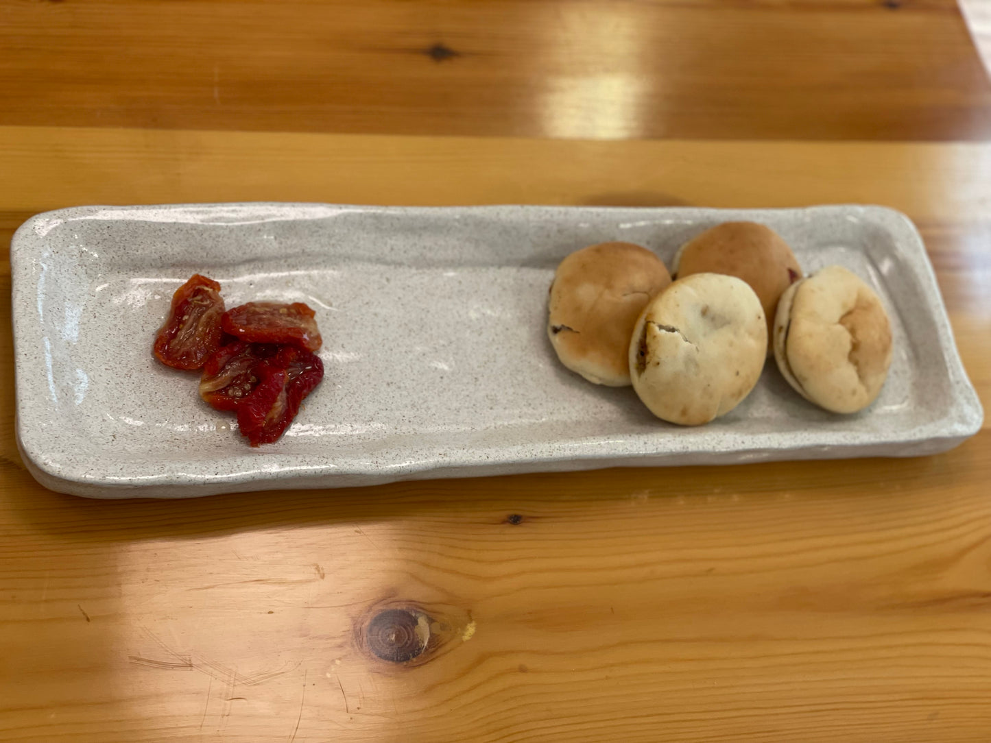 Beige Rectangular Serving