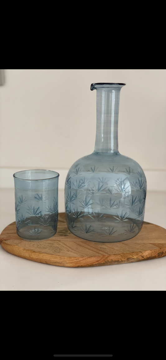 Blue jug set